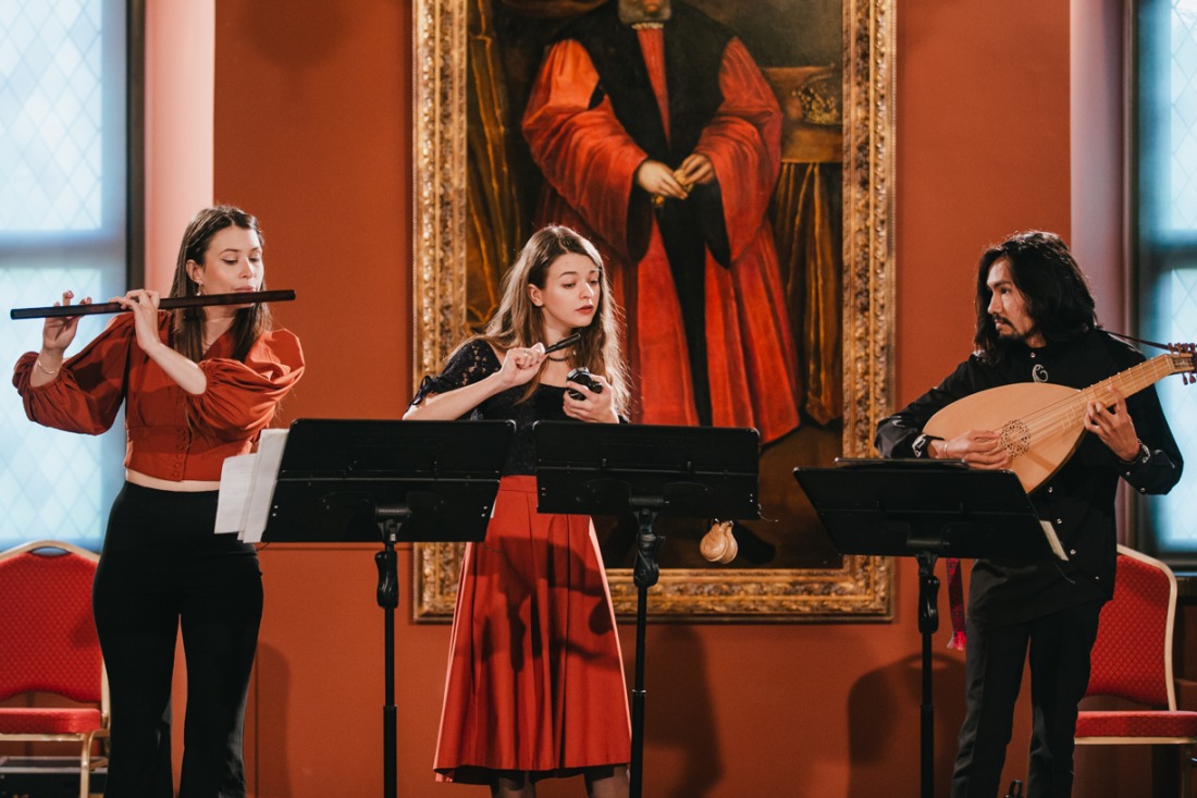 2024 m. festivalio „Banchetto musicale“ renginio akimirka