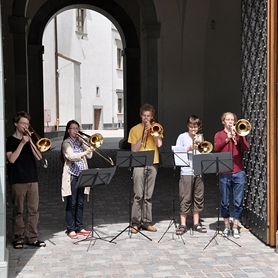 Jaunieji trombonininkai parengė siurprizą