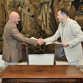 Muziejui oficialiai perduota atkurta Vilniaus Žemutinės pilies valdovų rūmų dalis