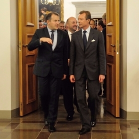 Lietuvos didžiųjų kunigaikščių rūmuose viešėjo Liuksemburgo didysis kunigaikštis