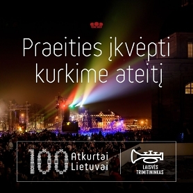Valdovų rūmų muziejaus sveikina su Lietuvos valstybės atkūrimo šimtmečiu!