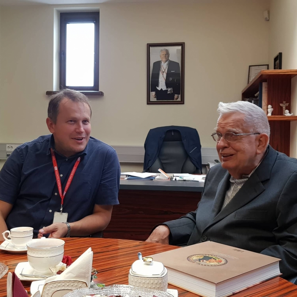 Valdovų rūmuose apsilankė vienas žymiausių lietuvių pasaulyje