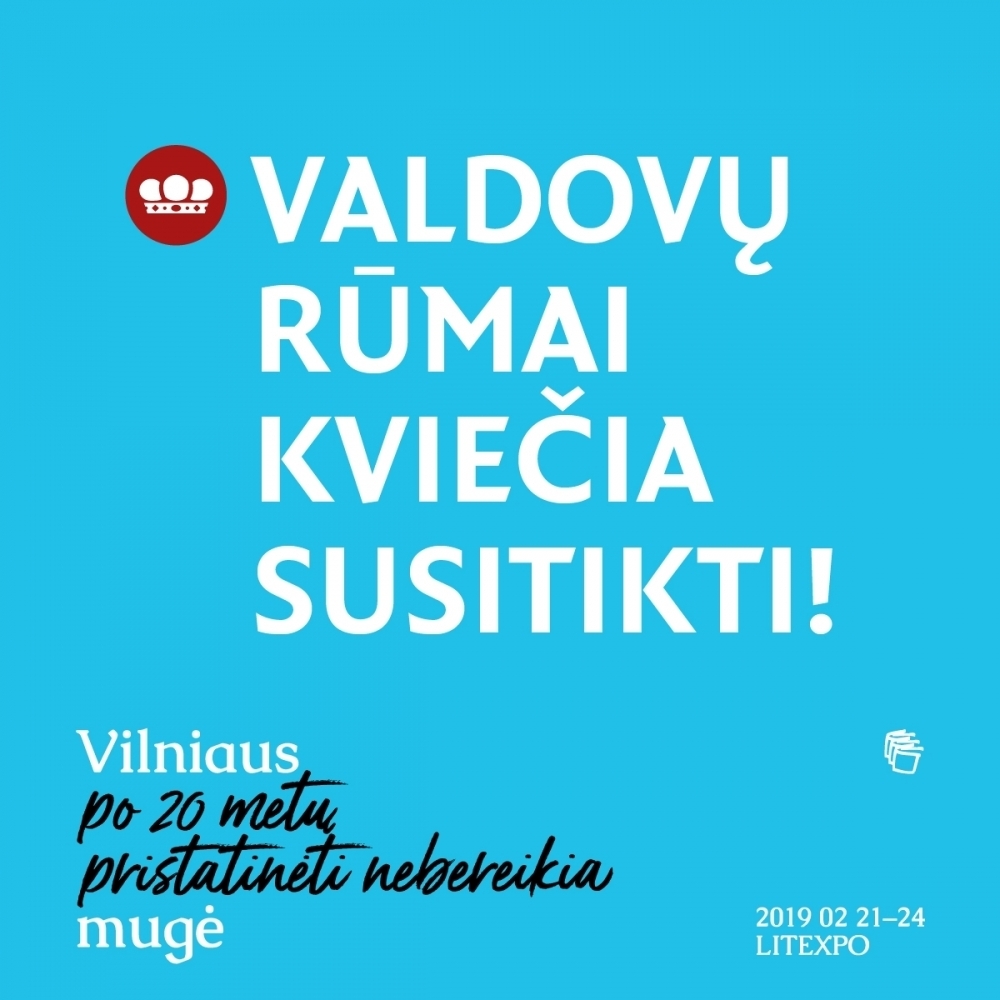 Valdovų rūmų muziejus kviečia susitikti 2019 m. Vilniaus knygų mugėje!
