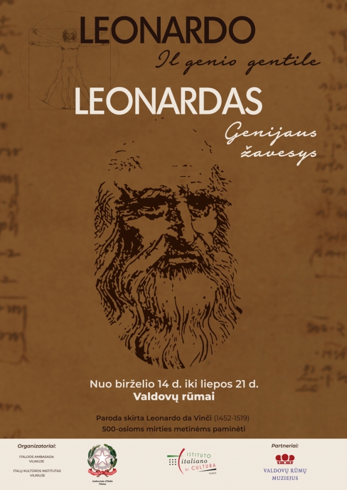 Stendinė paroda „Leonardas. Genijaus žavesys“