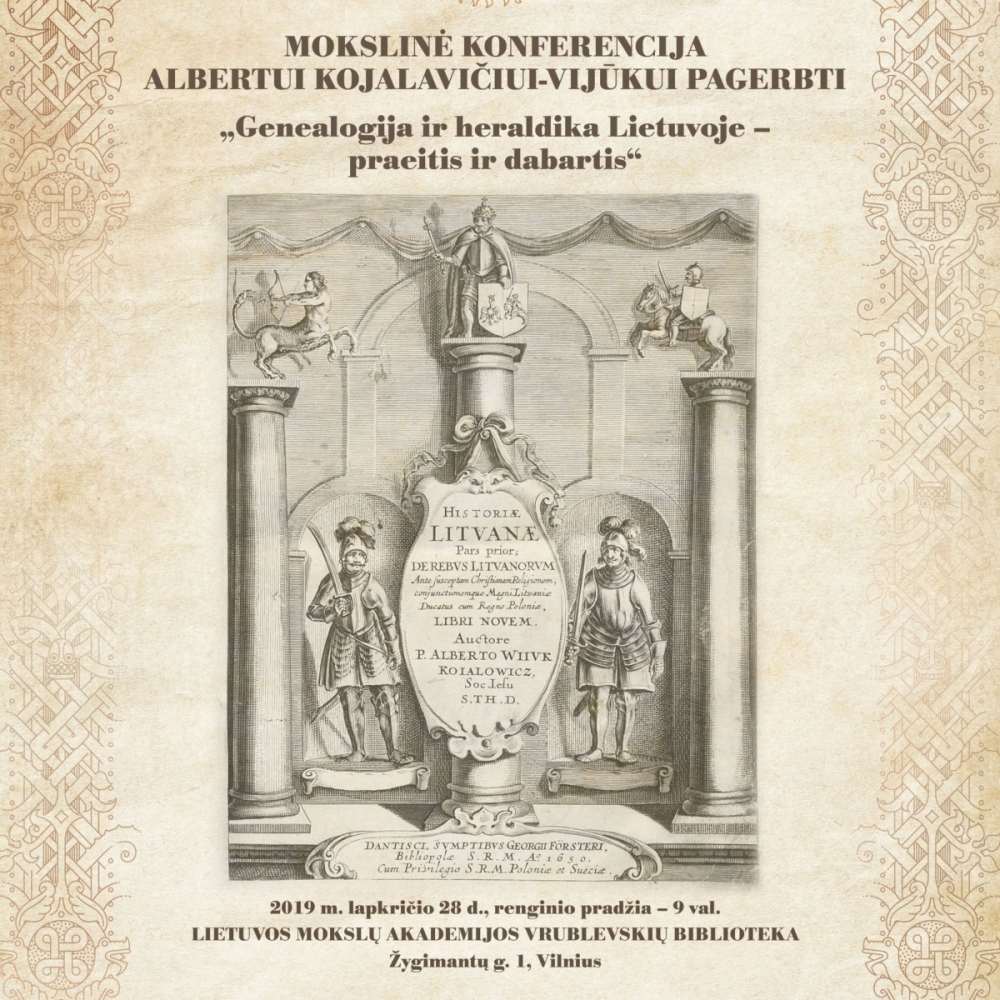 Mokslinė konferencija „Genealogija ir heraldika Lietuvoje – praeitis ir dabartis“