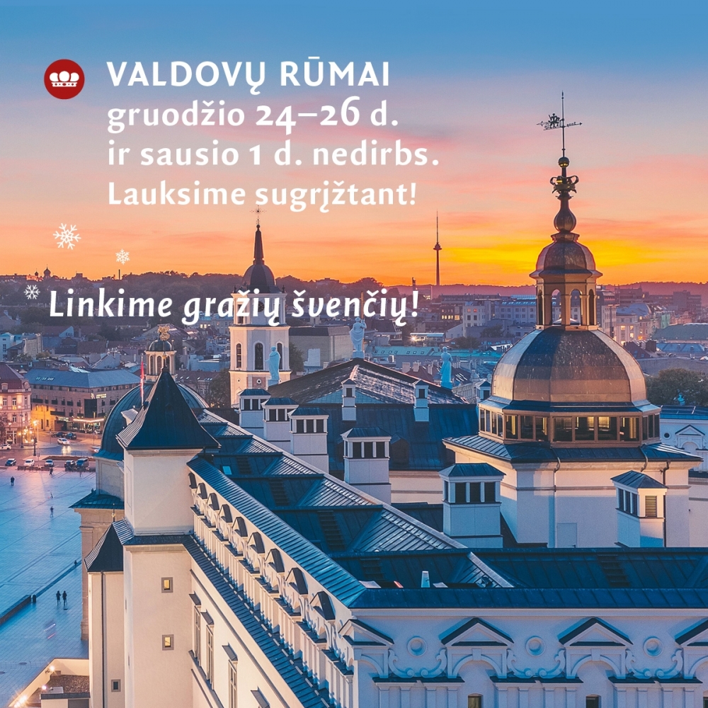 Valdovų rūmų muziejus nedirbs