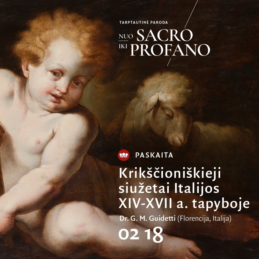 Paskaita „Krikščioniškieji siužetai XIV–XVII a. Italijos tapyboje“