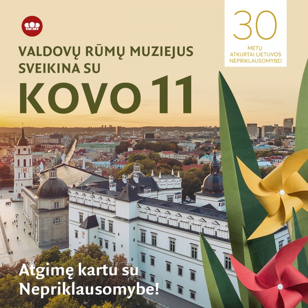 Valdovų rūmų muziejus sveikina