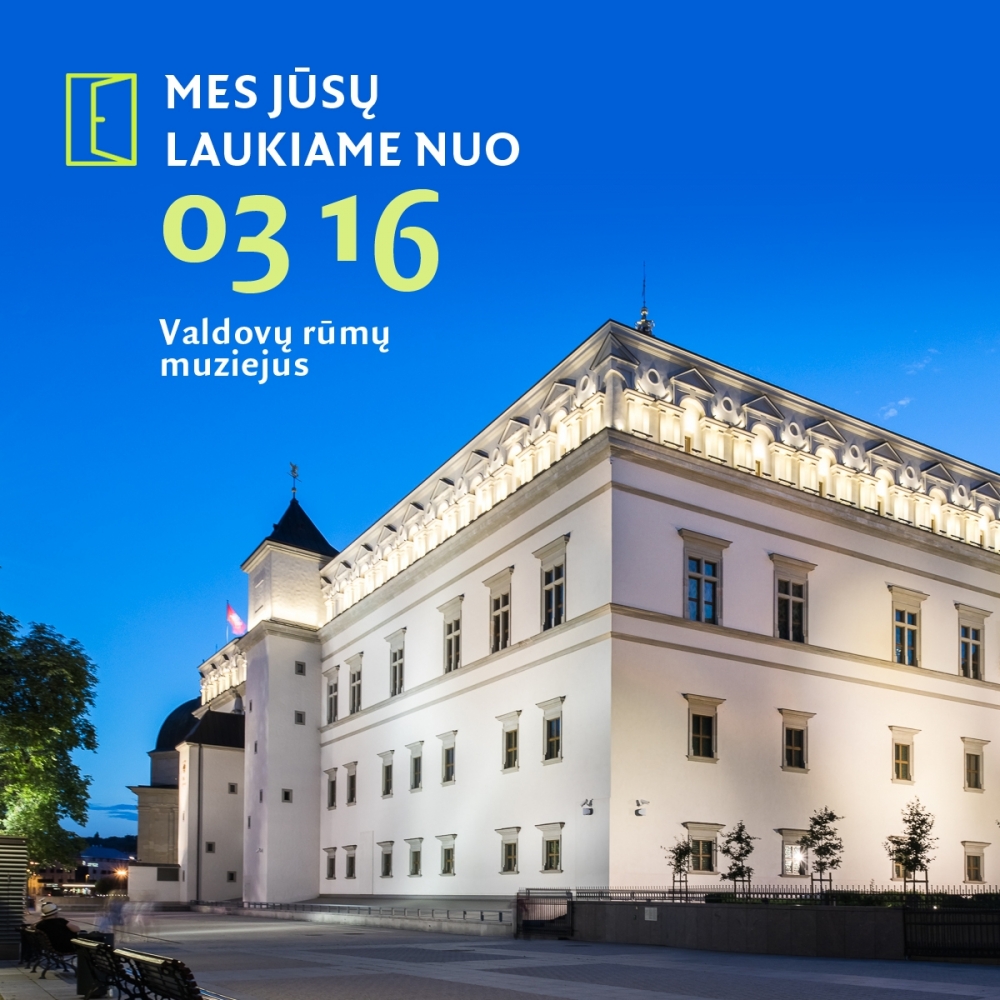 SVARBI INFORMACIJA apie Valdovų rūmų muziejaus lankymą karantino metu