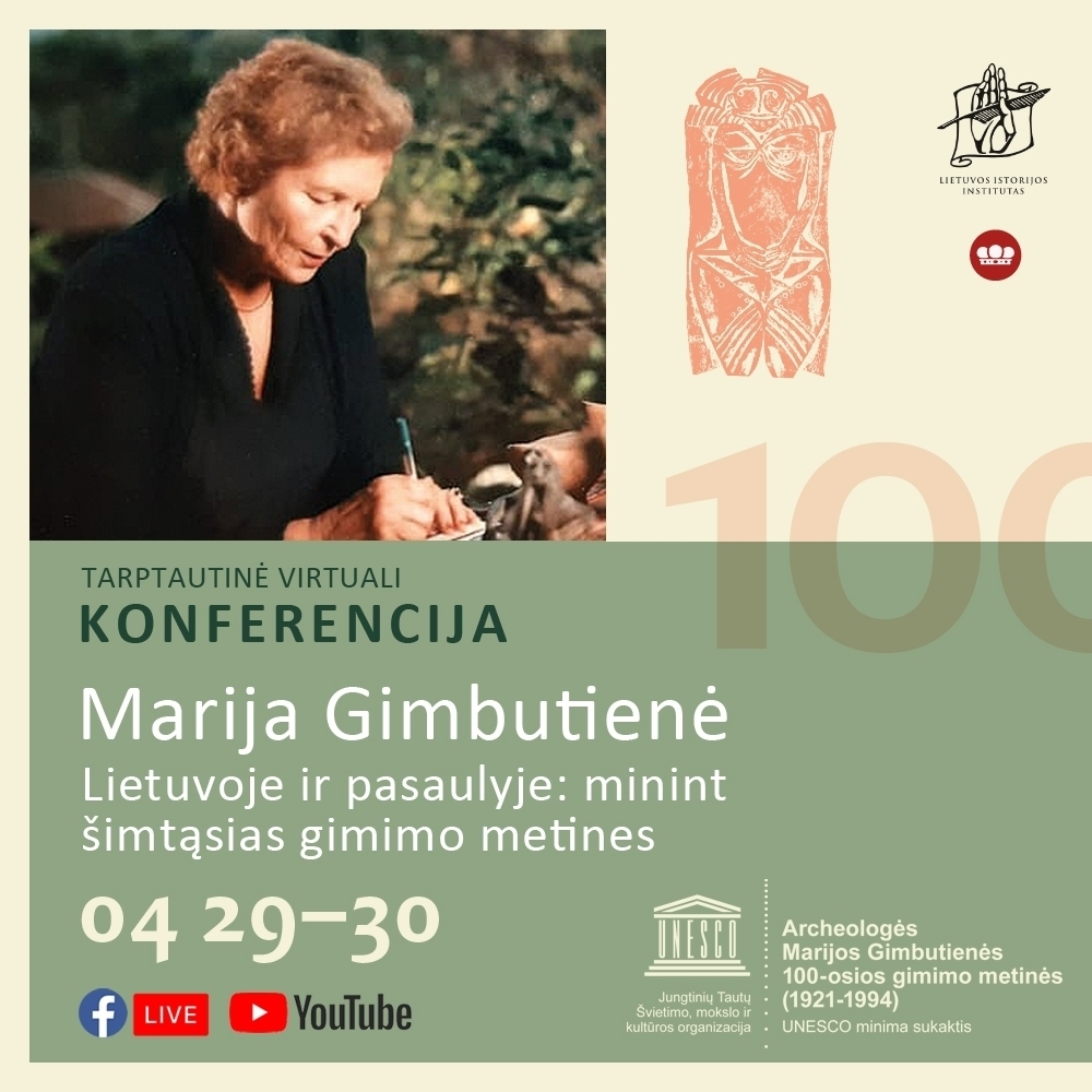 Virtualioje erdvėje – tarptautinė konferencija, skirta Marijos Gimbutienės gimimo šimtmečiui