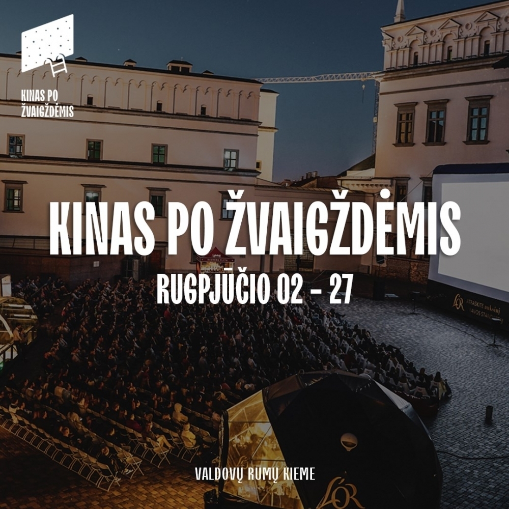 Valdovų rūmų muziejaus kieme „Kinas po žvaigždėmis 2021“
