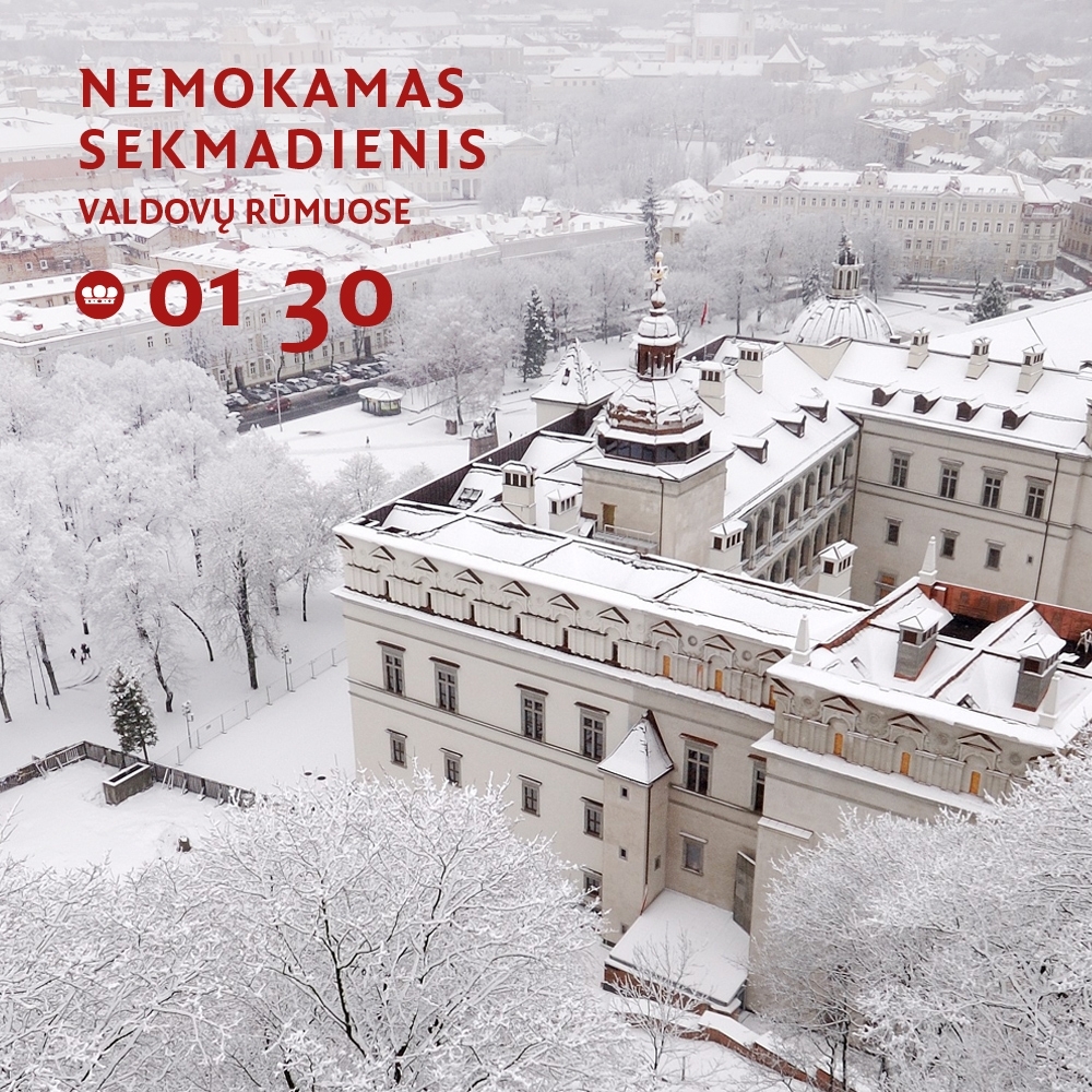 Valdovų rūmų muziejus sekmadienį kviečia apsilankyti nemokamai
