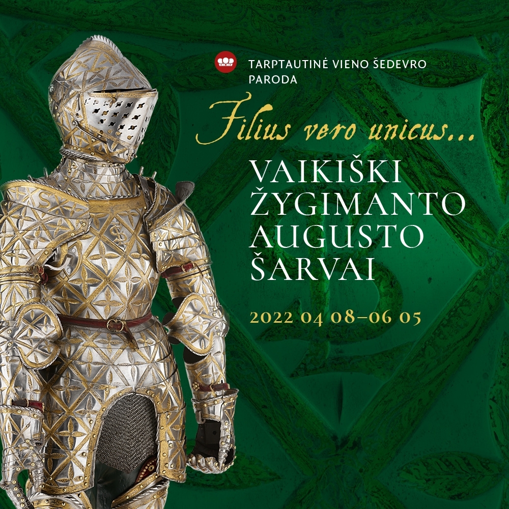 Intriguojanti vieno šedevro istorija – Žygimanto Augusto vaikiškų šarvų paroda