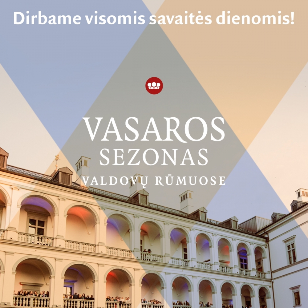 Valdovų rūmų muziejuje prasidėjo vasaros sezonas – daugiau galimybių!