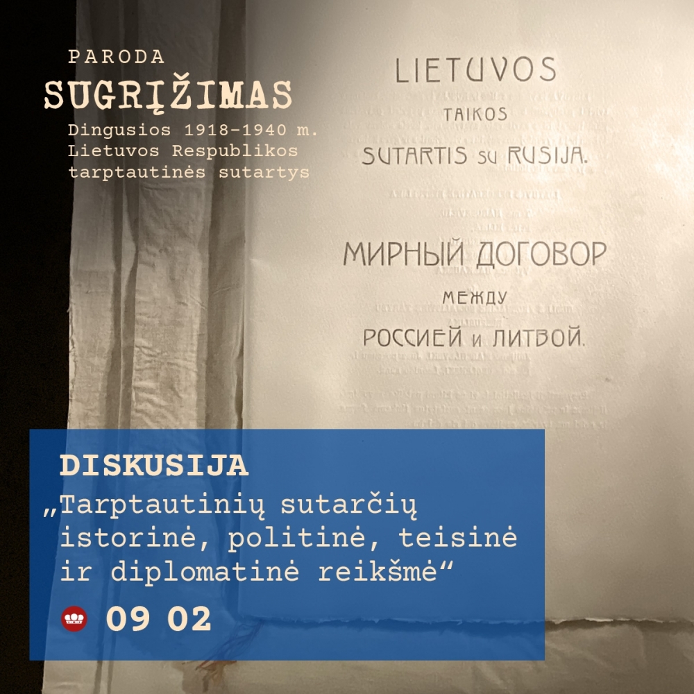 Įdomi diskusija apie valstybių tarptautinių sutarčių istoriją ir reikšmę