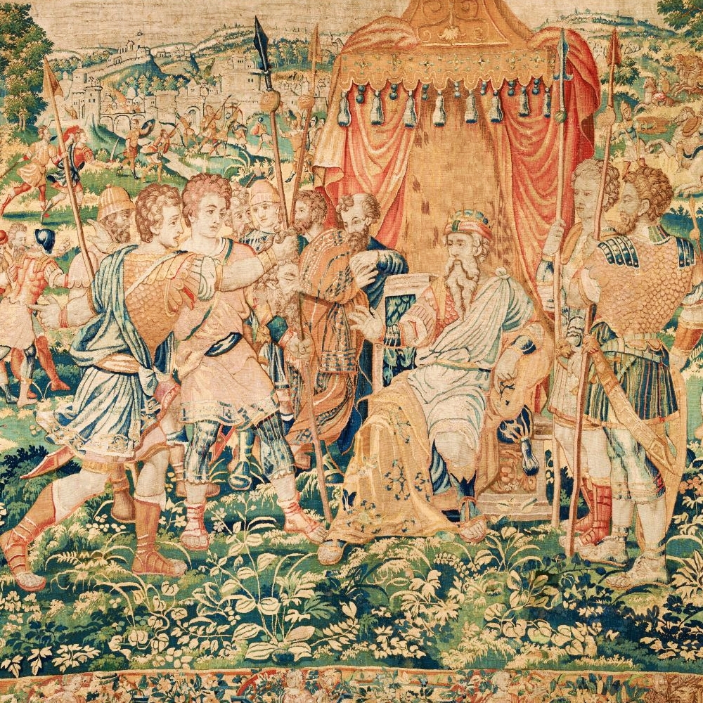 Istorinių gobelenų kolekciją Valdovų rūmų muziejuje papildė naujos vertybės