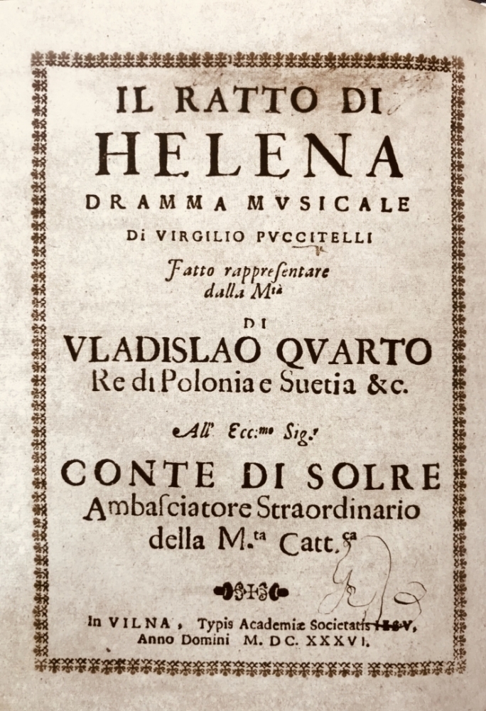 Elenos pagrobimo (Il ratto di Helena) koncertinis atlikimas