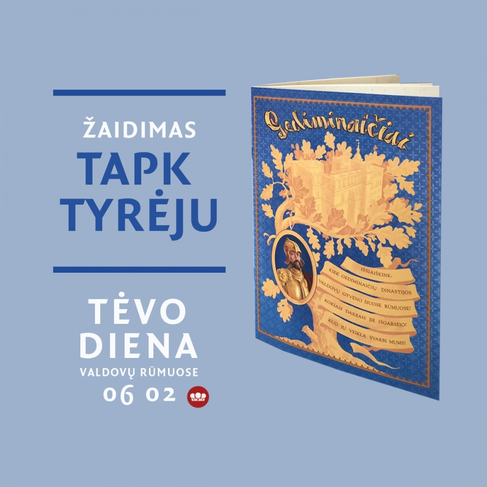 Žaidimas „Tapk tyrėju: savarankiškai išsiaiškink Lietuvos Didžiosios Kunigaikštystės valdovų giminystės ryšius“