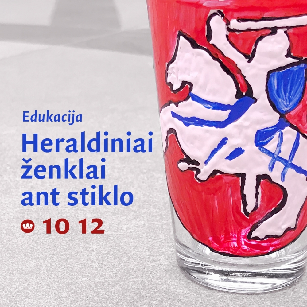 Edukacinis užsiėmimas „Heraldiniai ženklai ant stiklo“