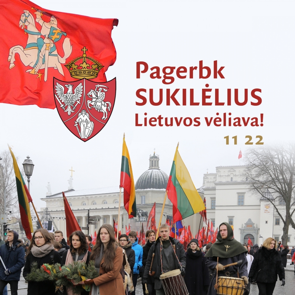 Pagerbk sukilėlius Lietuvos vėliava!