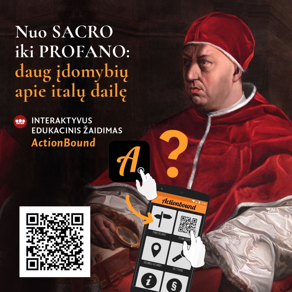 Interaktyvus edukacinis žaidimas „Nuo SACRO iki PROFANO“