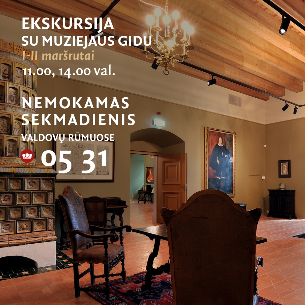 Apžvalginė ekskursija (I–II maršrutas) su muziejaus gidu (05 31)