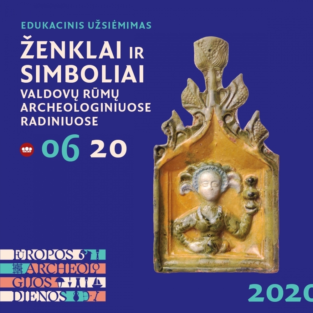 Edukaciniai užsiėmimai „Ženklai ir simboliai Valdovų rūmų archeologiniuose radiniuose“ 