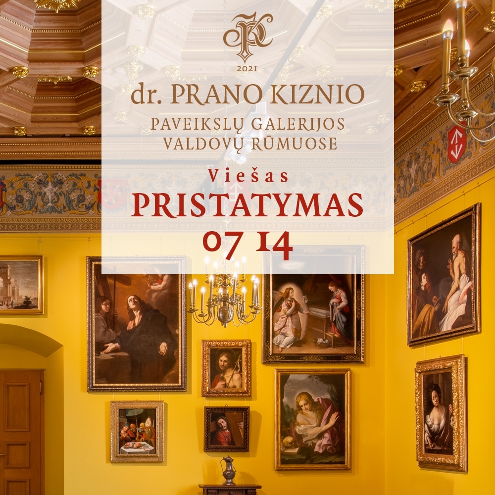 Taip nutinka kartą per šimtmetį: dr. Prano Kiznio paveikslų galerijos viešas pristatymas Valdovų rūmuose