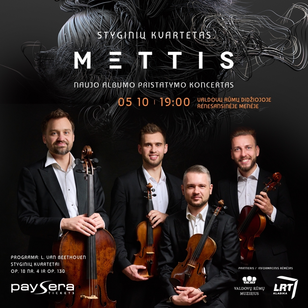 Styginių kvarteto METTIS naujo albumo pristatymo koncertas