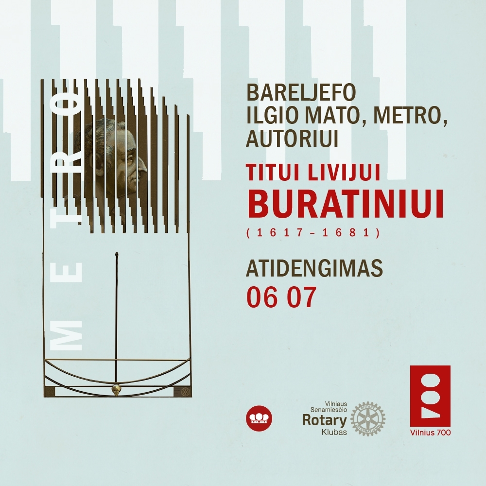 Bareljefo ilgio mato METRO autoriui atidengimo iškilmės