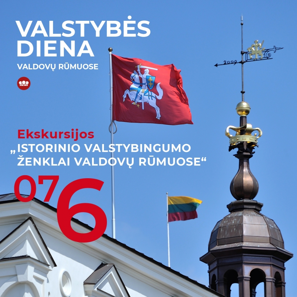 Ekskursija „Istorinio valstybingumo ženklai Valdovų rūmuose“ (I–II maršrutai)