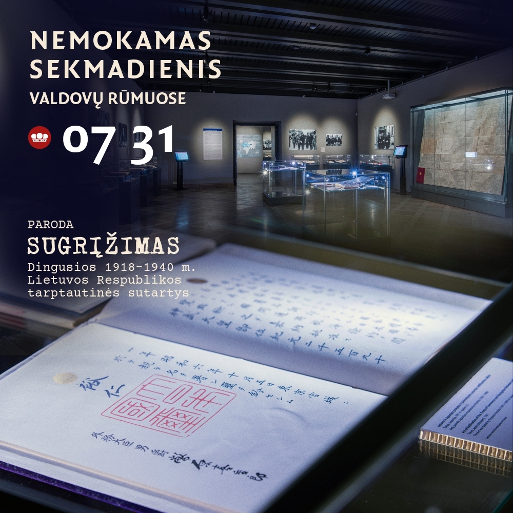Nemokamas sekmadienis Valdovų rūmuose
