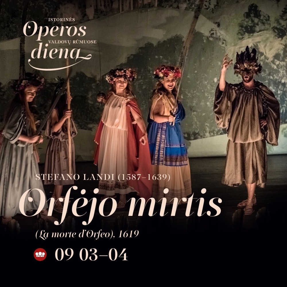 Opera ORFĖJO MIRTIS (La morte d’Orfeo), 1619