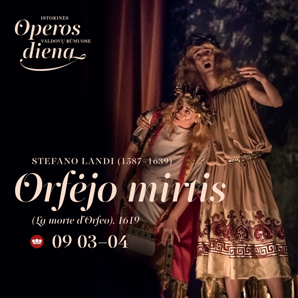 Opera ORFĖJO MIRTIS (La morte d’Orfeo), 1619