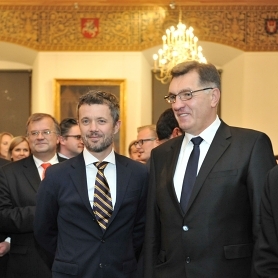 Prince of Denmark visited the Palace