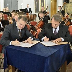 The fellowship between National Museum Palace of the Grand Dukes of Lithuania and Lithuania Academy of Music and Theatre crowned agreement