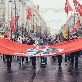 Flag campaign for the revival of Lithuanian state