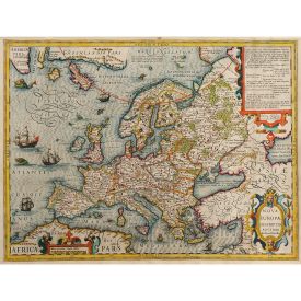 Europos žemėlapis „Nova Europa descriptio“ 
