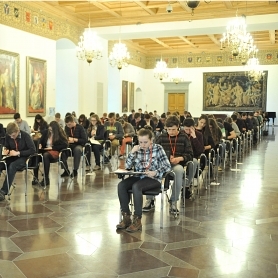 In the Palace competed participants of the 2nd Vilnius city history olympiad