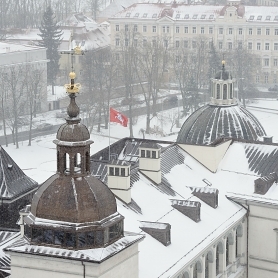 Gediminas Hill is closed for the visitors, but guests can enjoy the panorama of Vilnius Oldtown