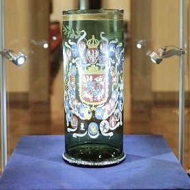 Heraldic glass