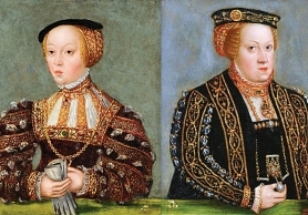 TWO HABSBURG LADIES. Elizabeth and Catherine of Austria