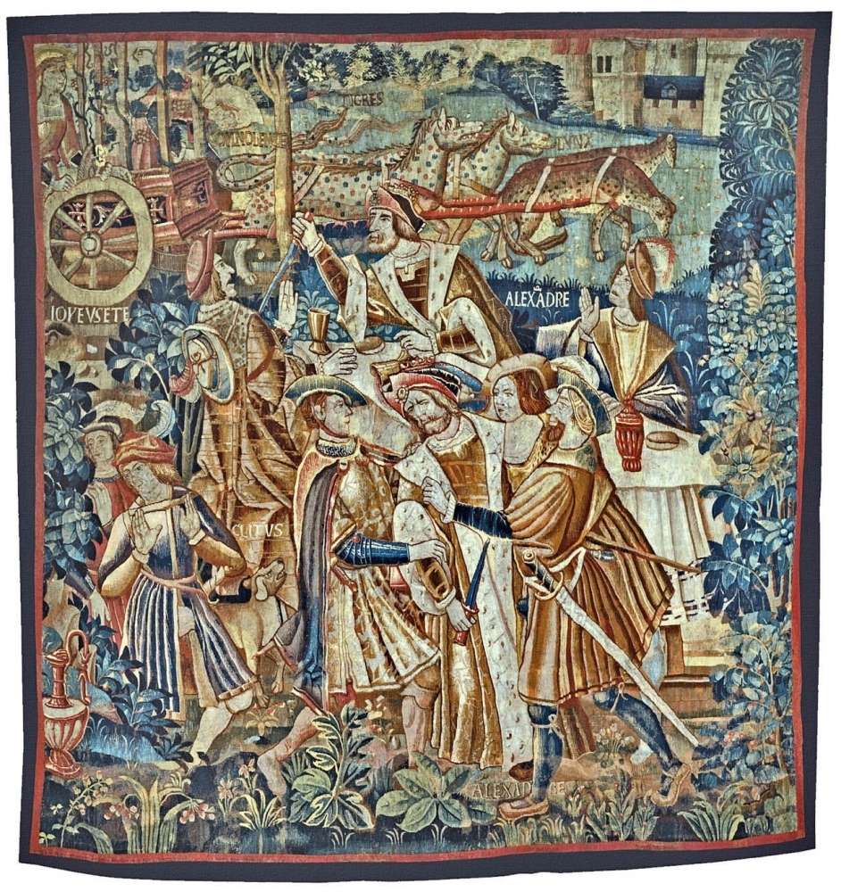 Gobelenas „Aleksandras Didysis ir Kleito nužudymas“