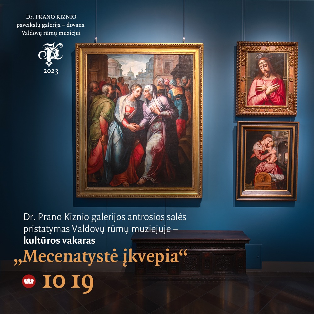 Dr. Prano Kiznio galerijos antrosios salės pristatymas Valdovų rūmų muziejuje