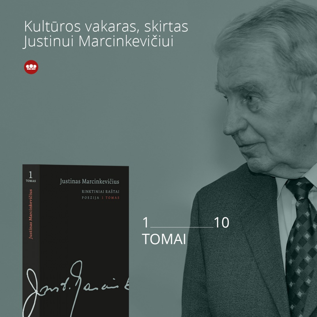 Kultūros vakaras Justinui Marcinkevičiui atminti