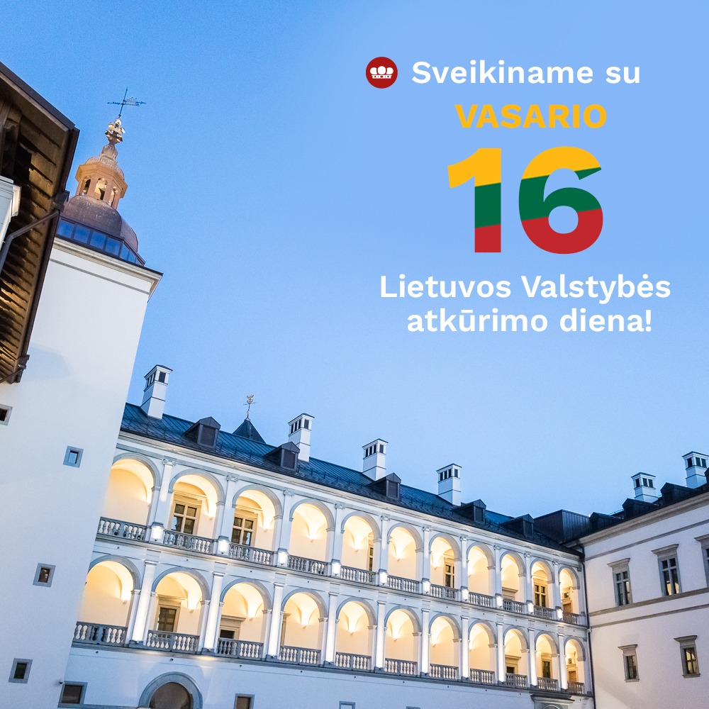 Lietuvos valstybės atkūrimo dieną švęskime Valdovų rūmuose!