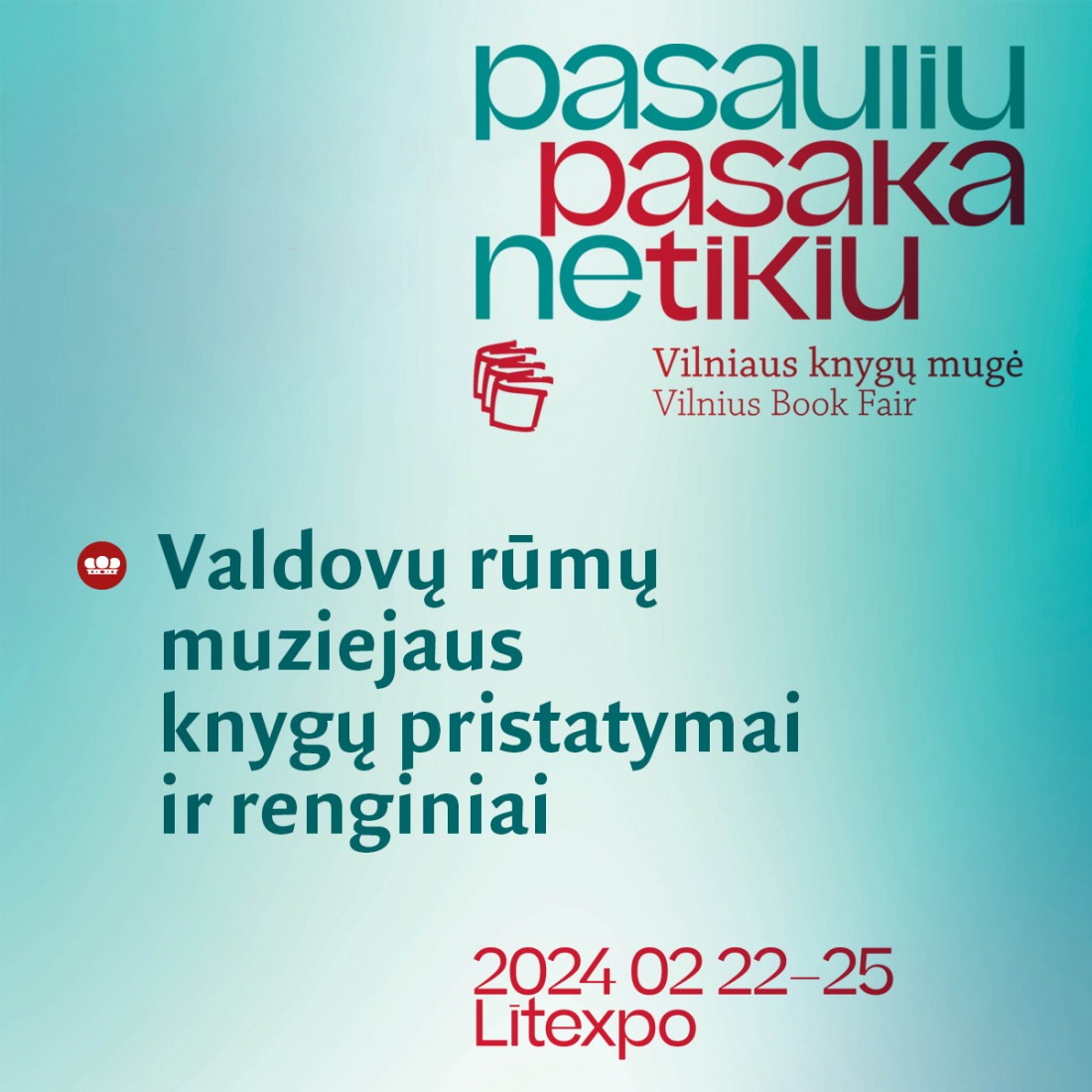 Vilniaus knygų mugėje – susitikimai su skaitytojais, muziejaus nuolaidos ir dovanos