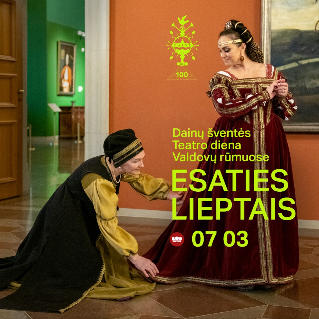 Dainų šventės Teatro dieną atgis muziejaus menės