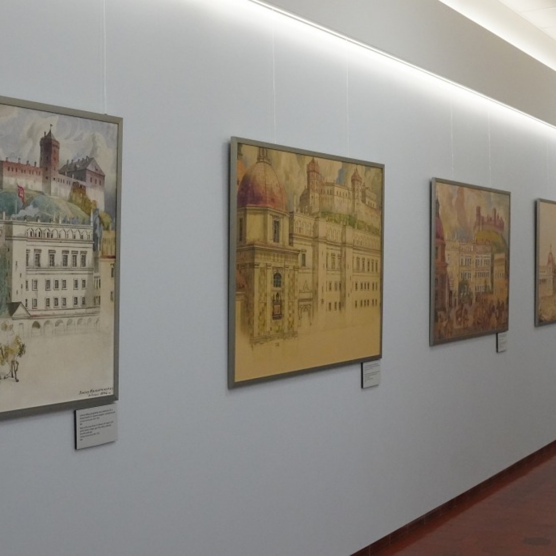 Valdovų rūmų muziejaus paroda „Vilniaus pilių istorinė ikonografija“ Lietuvos aukštojoje jūreivystės mokykloje
