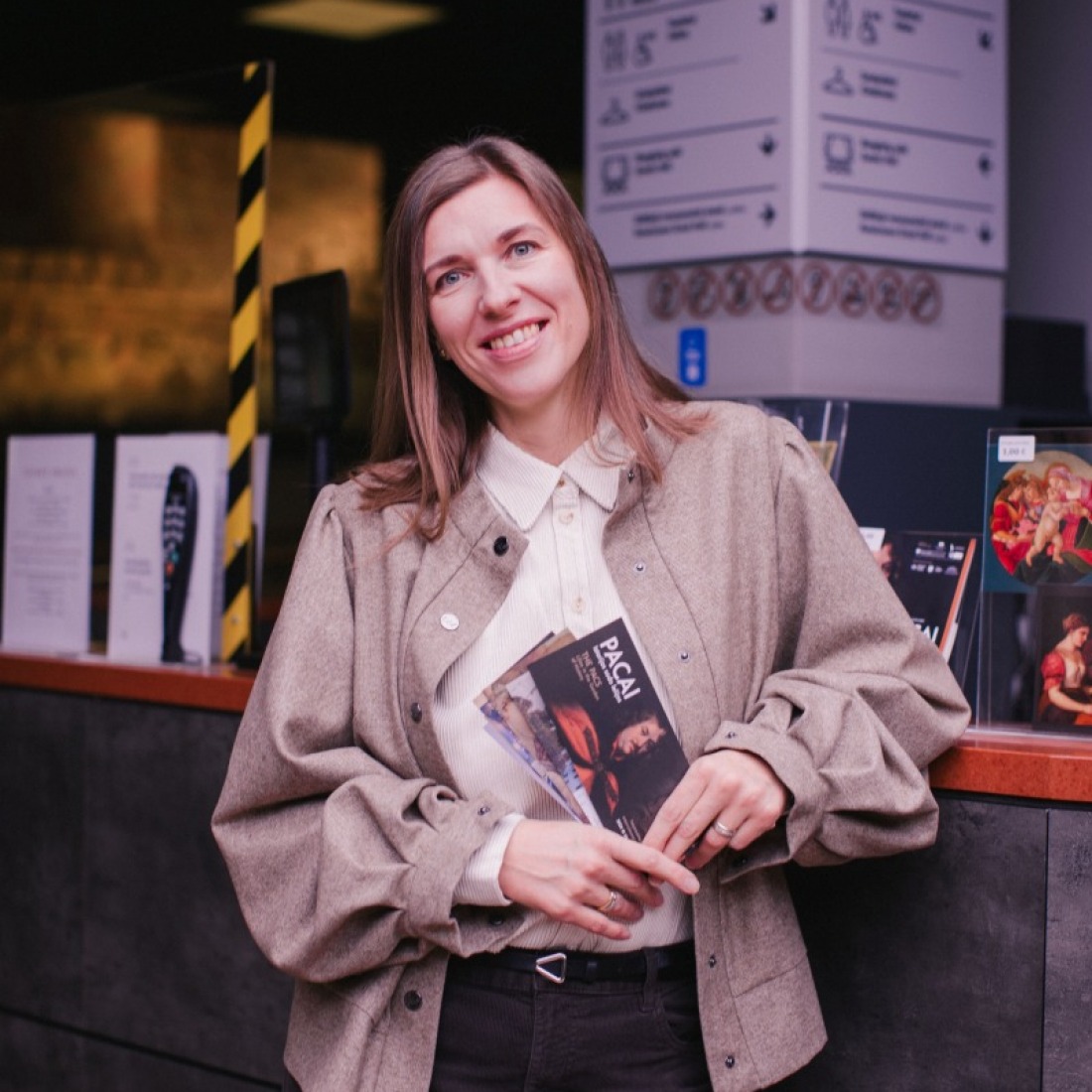 Ticket office employee Jolita: "this is the result of the consistent work of the entire museum team"